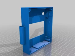Ender 2 Pro side mounted display case with lid