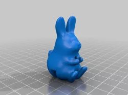 Fishing tea bunny