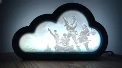 Fortnite Lithophane for Cloudy little night light
