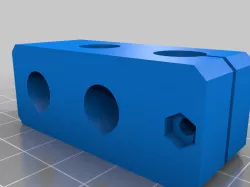 Heay base  Prusa i3 y-corner M3 head teardrop