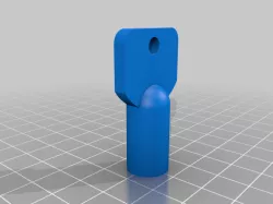 Key for unlocking the CAME gate drive mechanism