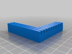 Laser Cutting Bed 90-Degree Alignment Jig