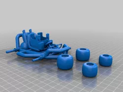 Lego Mario Kart one piece print