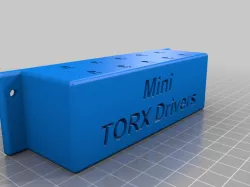 Mini TORX Driver holder for T1 through T10 drivers