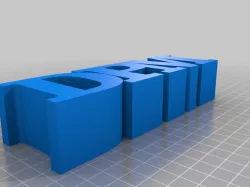 My Customized 3 Letters in a Row