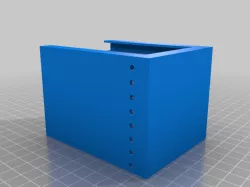 My Customized Parametric Multiple SSD / Hard Drive Holding Bracket / Sled