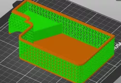 Original Prusa Enclosure MK4 Mesh LEFT Side Box with Arch