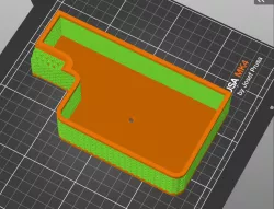 Original Prusa Enclosure MK4 Mesh LEFT Side Box with xLCD Cable Channel