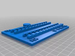 Plastic Colour Rack