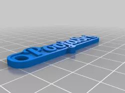Pooja keychain name tags