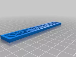 Quick Jack Pump Name Plate