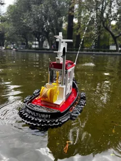 RC Boom boat or Dozer boat boot Remix Rene76