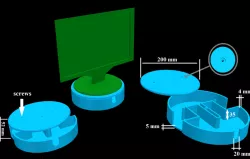ROUND DRAWER FOR MONITOR