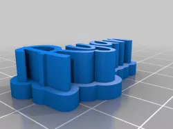 Ryan 3D name plate