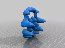 set of fursuit teeth REMIX