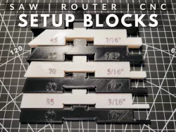 Setup Blocks for Routers and Saws