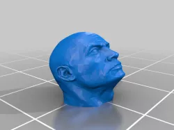 The Rock Lego head