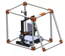 3d printer encloser ( full model on printables.com )