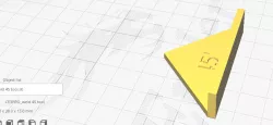 45d angle template  for flat steel or tubing r.h.s