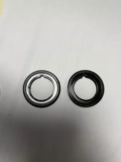 Adapter ring 22mm within 30mm hole for button