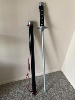 Aki's Cursed "Nail" Sword and Sheath From Chainsaw Man
