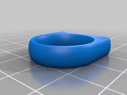 anarchy panty semi-flat ring