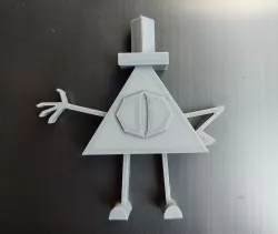 Bill Cipher Statue - Cipher Hunt Statue - Gravity Falls