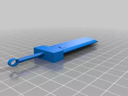 Buster sword keychain