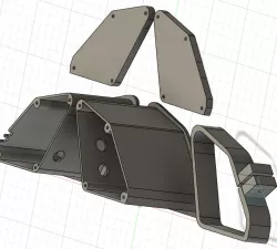  button box gt1 evo (new front mount 500mm)