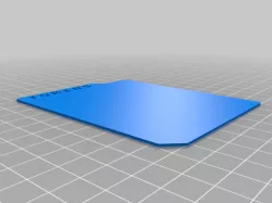 Card Dividers, FaB Class Set, 100mm x 70mm x 1mm
