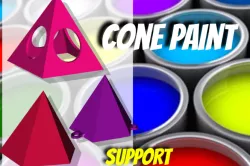 Cone Paint Support // Support peinture