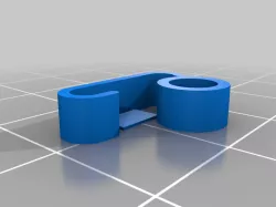 Creality CR6SE Cable Clips with Brim