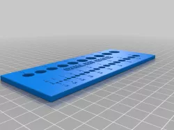 Drill sizer