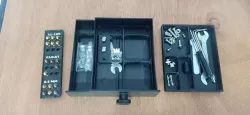 Ender 3v2 Two Level tray, for Nozzles and L-Keys