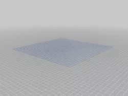 Ender 5 Plus Bed Leveling Test square lines