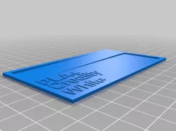 Filament Swatch PLA+ White CR