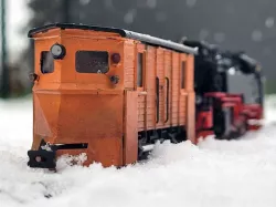 H0m 1000mm narrow gauge snowplow 99-01-99 (1/87 scale)