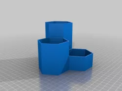 Hexagon MakeUp Organizer / Stand