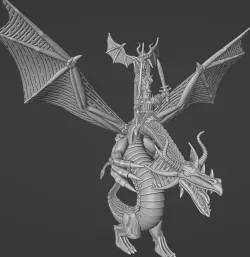 High Elf Lord on Dragon