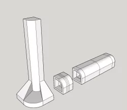 IKEA detolf shelf holder