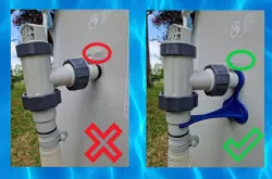 Intex piston shut-off valve holder