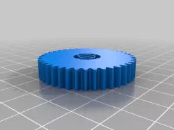 Lego Technic-compatible 40-tooth shiftable gear