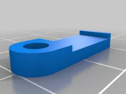 Little 10mm wide LED Strip Holder 3mm screw