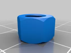 M5 nut 2 thread step