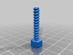 M5 x 25 bolt 2 thread step