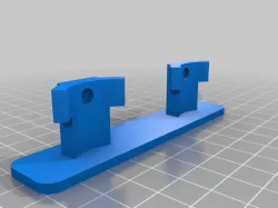 Magnetic organizer for keys