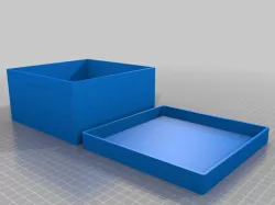 mized Parametric Tray with Simple Latch Lid