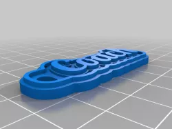 My Customized Multiline Tag or Keychain