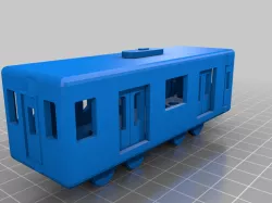 My Customized Parametric Tram/Metro Coach With Articulated Doors