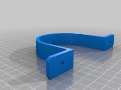 Parametric Pipe Clamp for 3in pvc